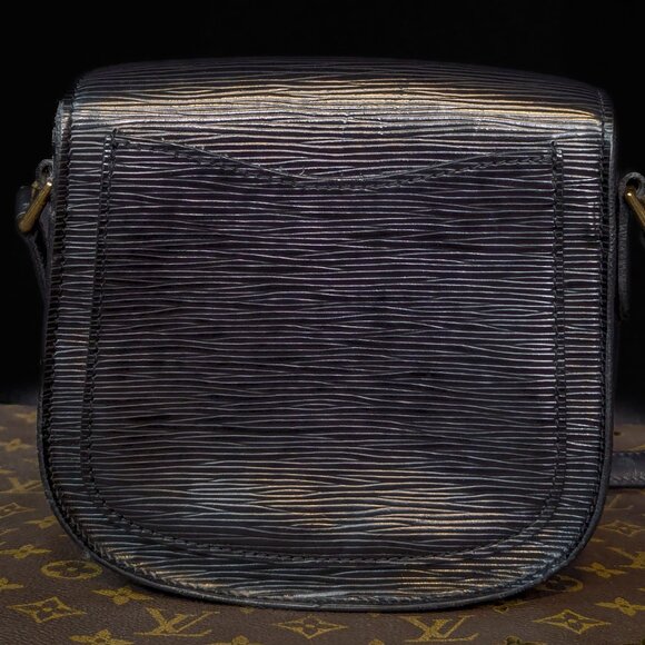LOUIS VUITTON Saint Cloud Epi Leather PM Crossbody in Black - Picture 5 of 16